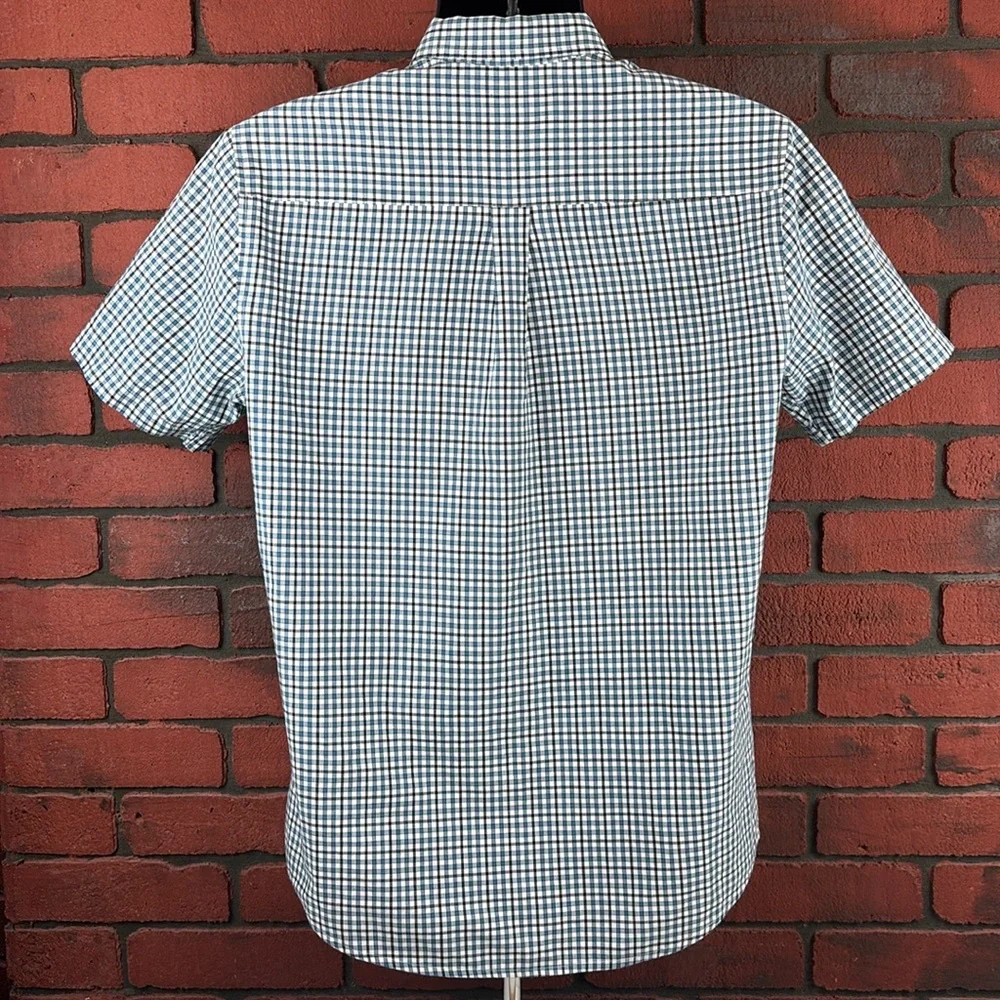 ONeill‎ Shirt Mens Medium Gingham Checked Button Down